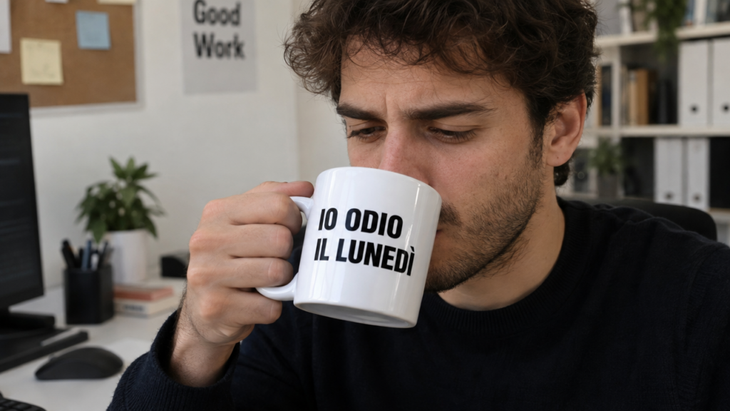 Mug Io Odio Lunedì