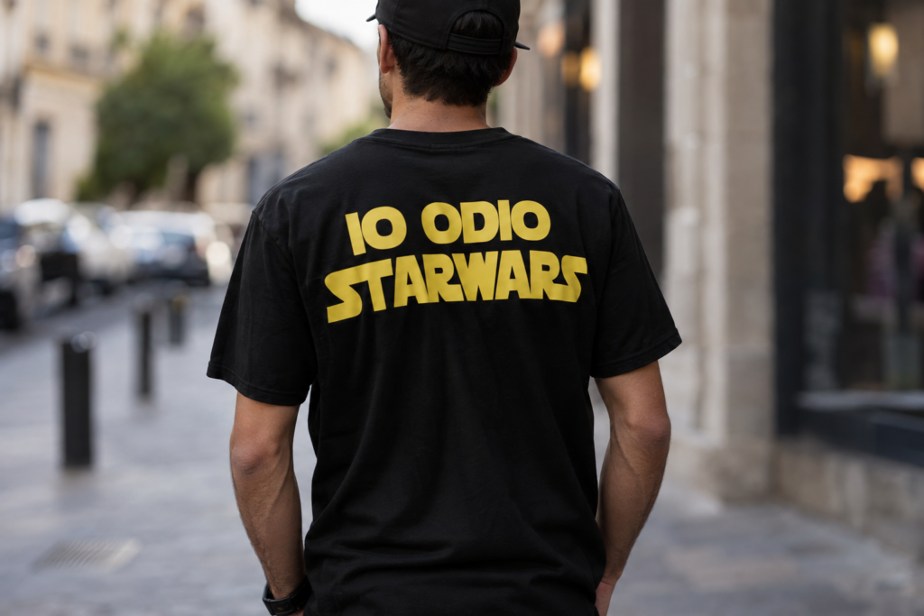 T-shirt Io Odio StarW*rs